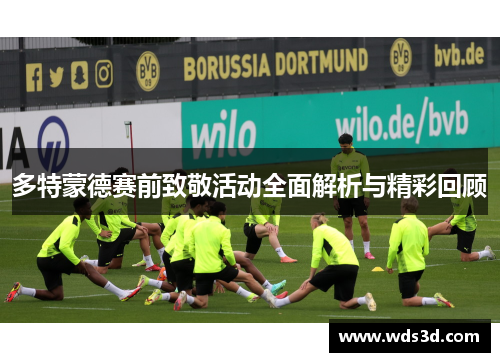 多特蒙德赛前致敬活动全面解析与精彩回顾